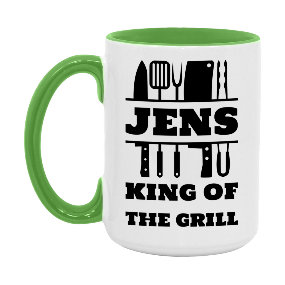 Jens King Of The Grill Ceramic Mug, Jens Ceramic Mug