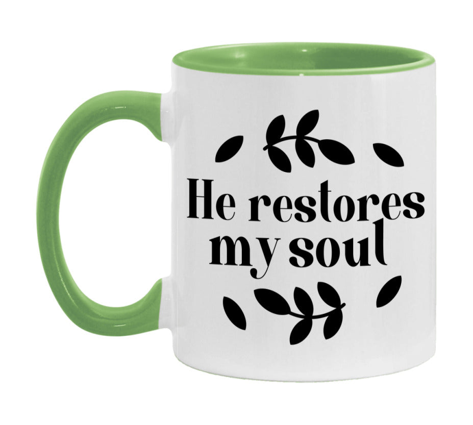 He Restores My Soul Mug