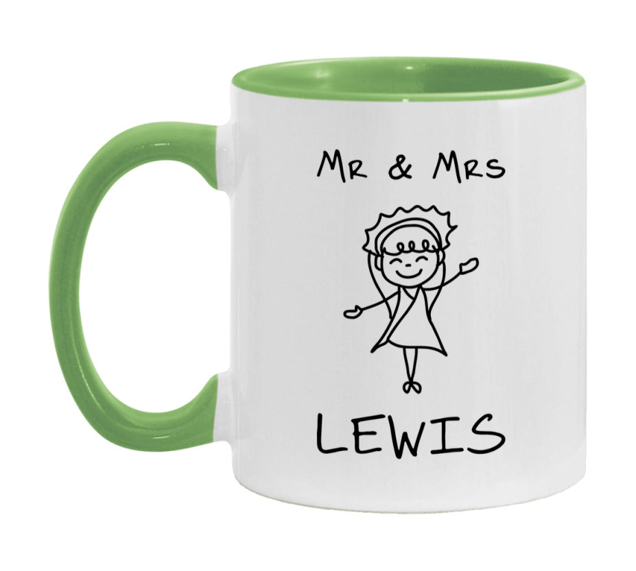 Mr & Mrs  Lewis Mug