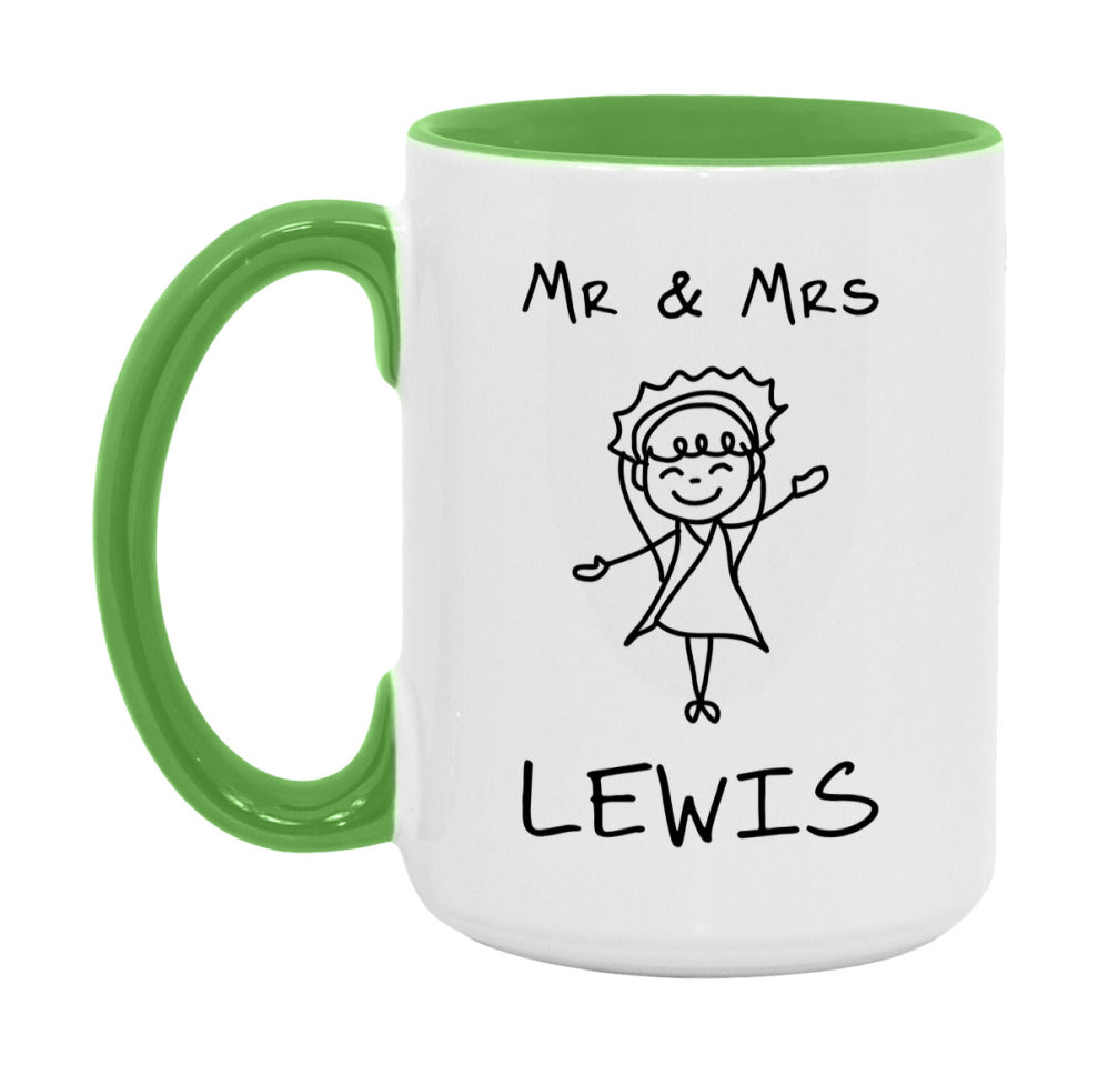 Mr & Mrs  Lewis Mug