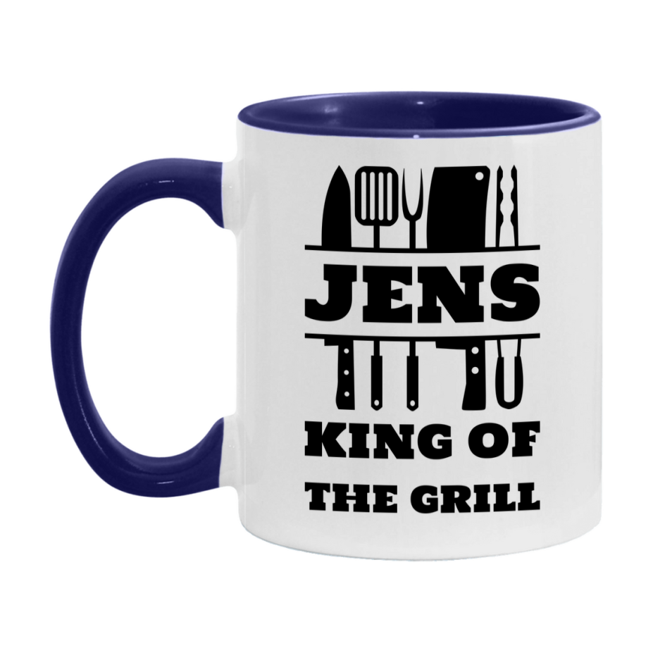 Jens King Of The Grill Ceramic Mug, Jens Ceramic Mug