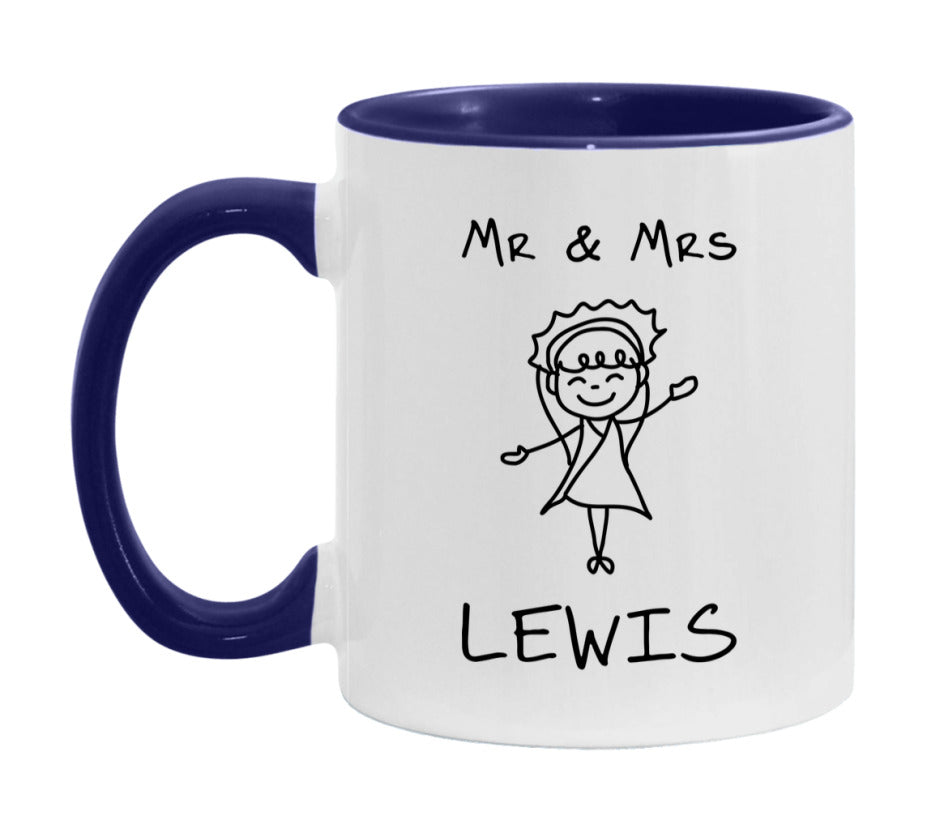 Mr & Mrs  Lewis Mug