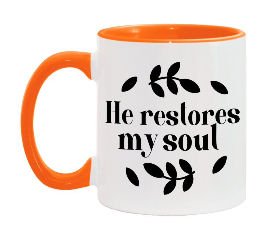 He Restores My Soul Mug