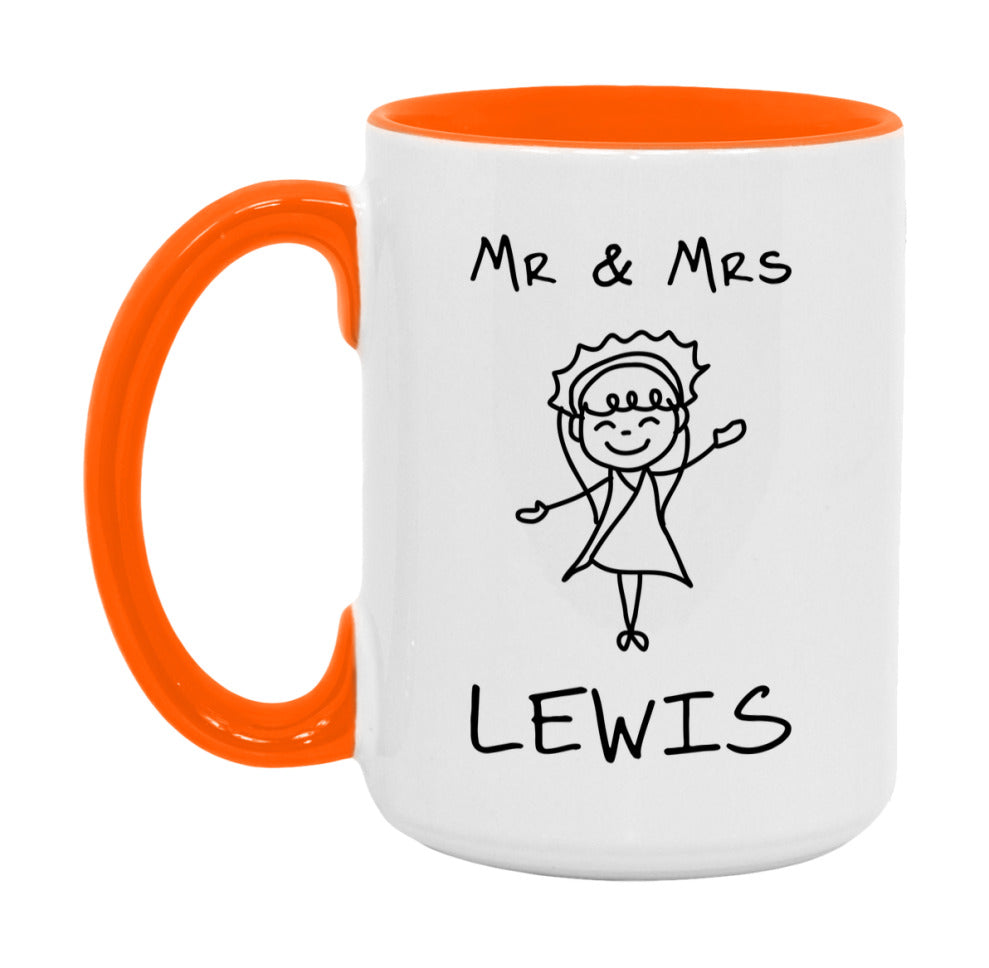 Mr & Mrs  Lewis Mug