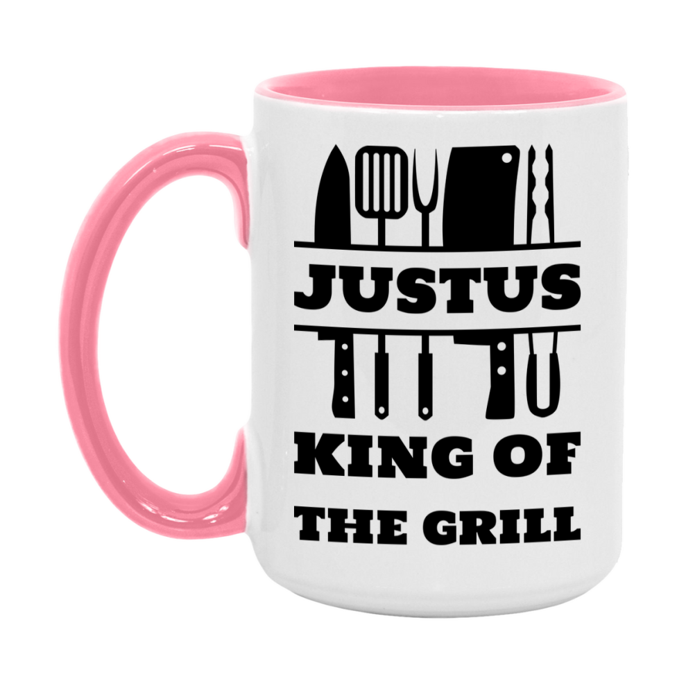 Justus King Of The Grill Ceramic Mug, Justus Ceramic Mug