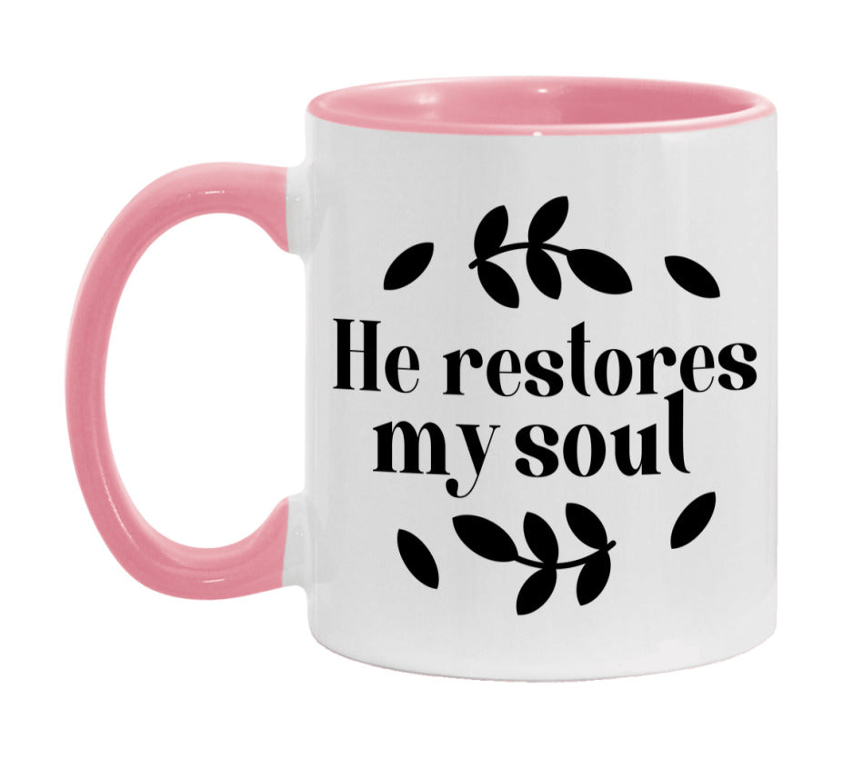 He Restores My Soul Mug