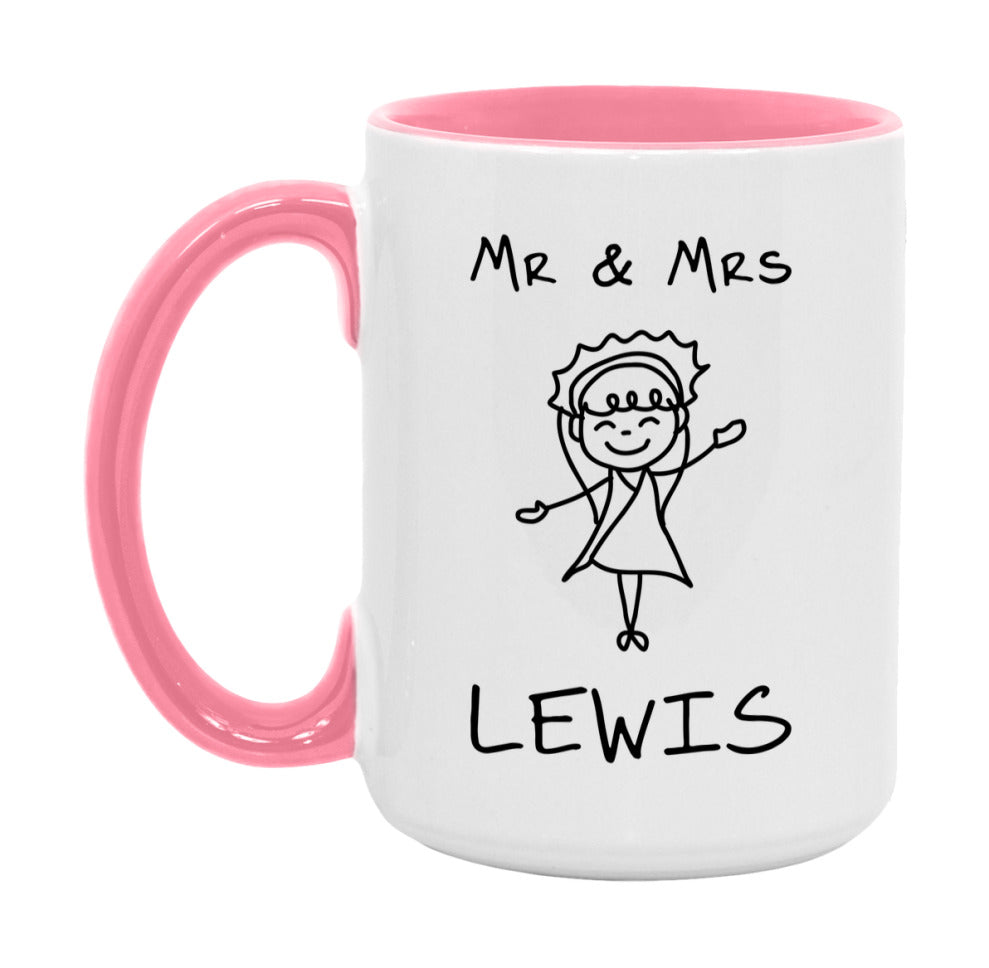 Mr & Mrs  Lewis Mug