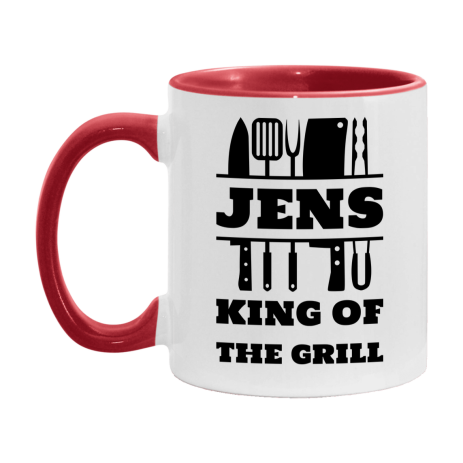 Jens King Of The Grill Ceramic Mug, Jens Ceramic Mug