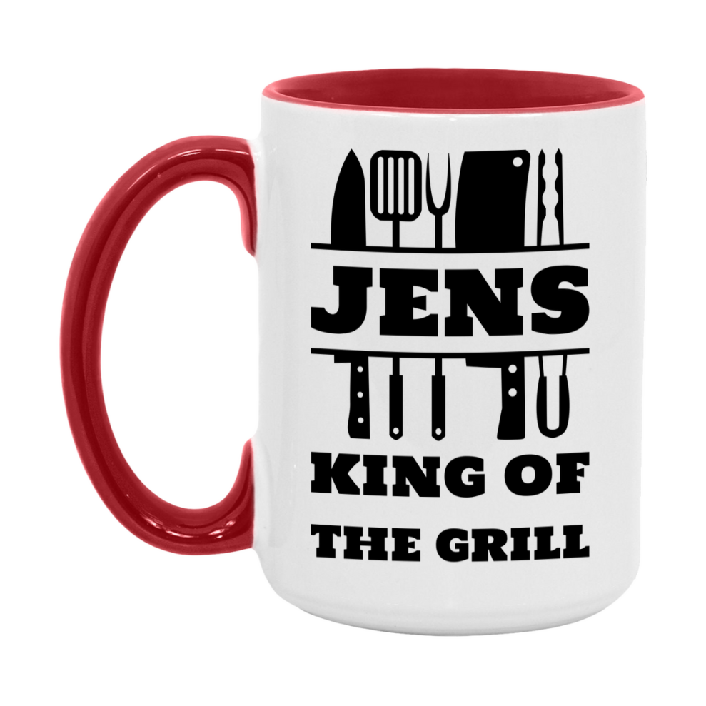 Jens King Of The Grill Ceramic Mug, Jens Ceramic Mug