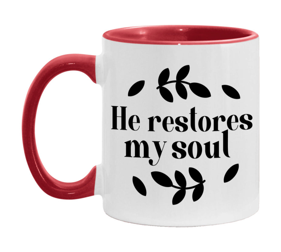 He Restores My Soul Mug