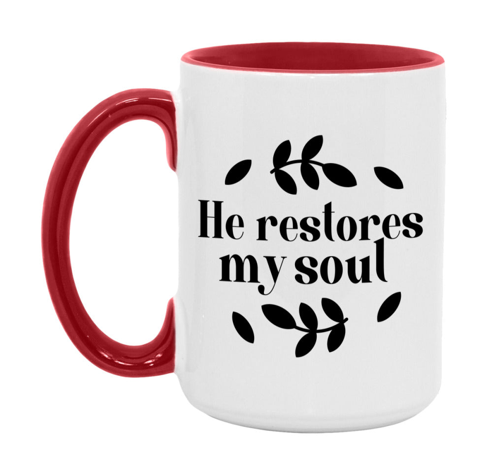 He Restores My Soul Mug