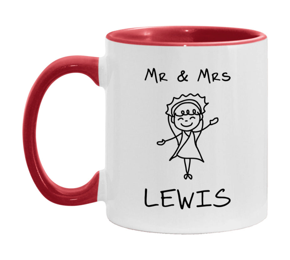 Mr & Mrs  Lewis Mug